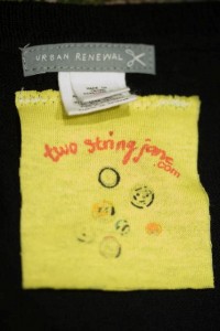 Alyssa Zukas Urban Outfitters Urban Renewal Sweaters project - Tag detail