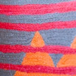 two string jane lightning pillow detail