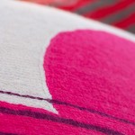 two string jane heart pillow detail