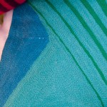 two string jane star pillow detail