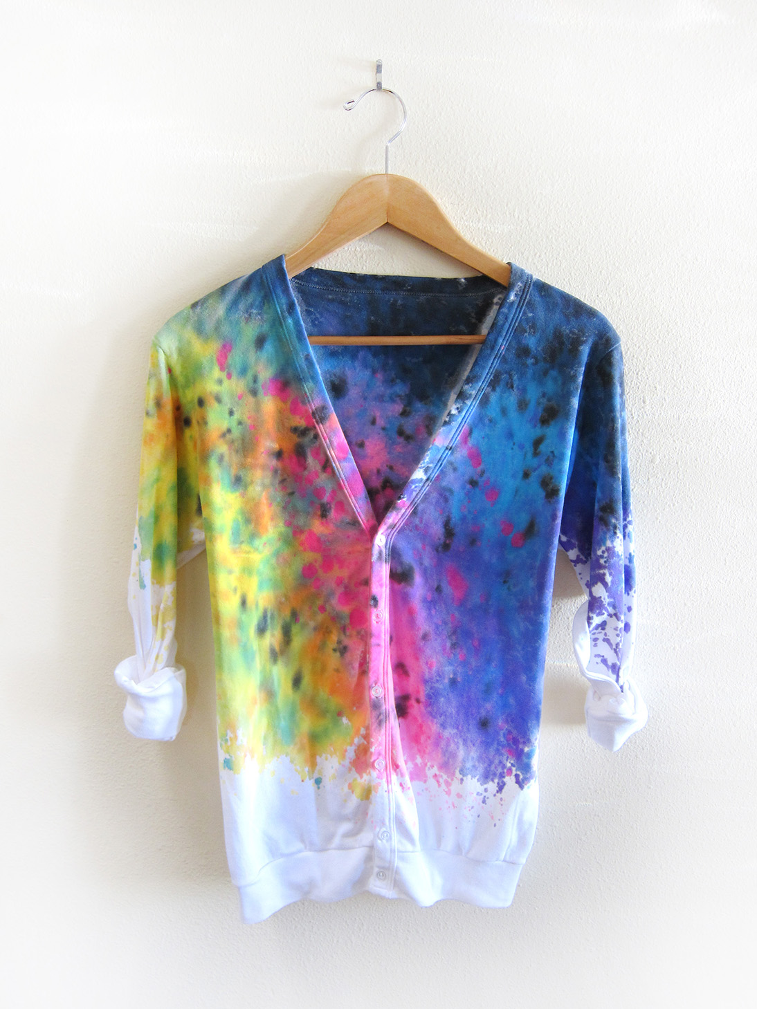 Splash Dyed Cardigan