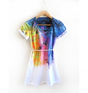 Splash Dyed Tee Dress