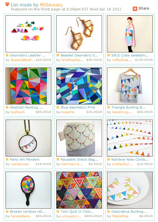 Triangle Bunting FP