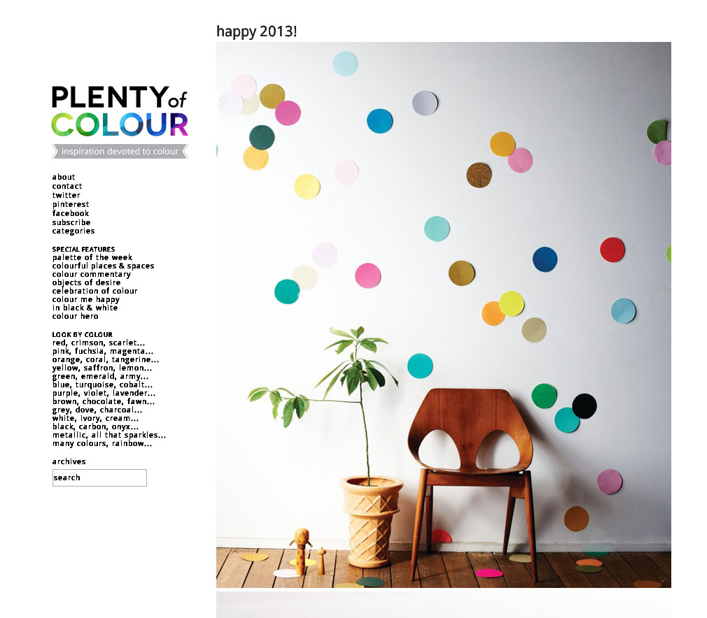 plenty of colour
